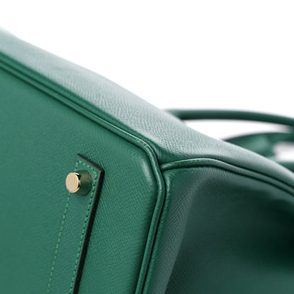 Hermes Epsom Birkin 35 Malachite 11 of 14