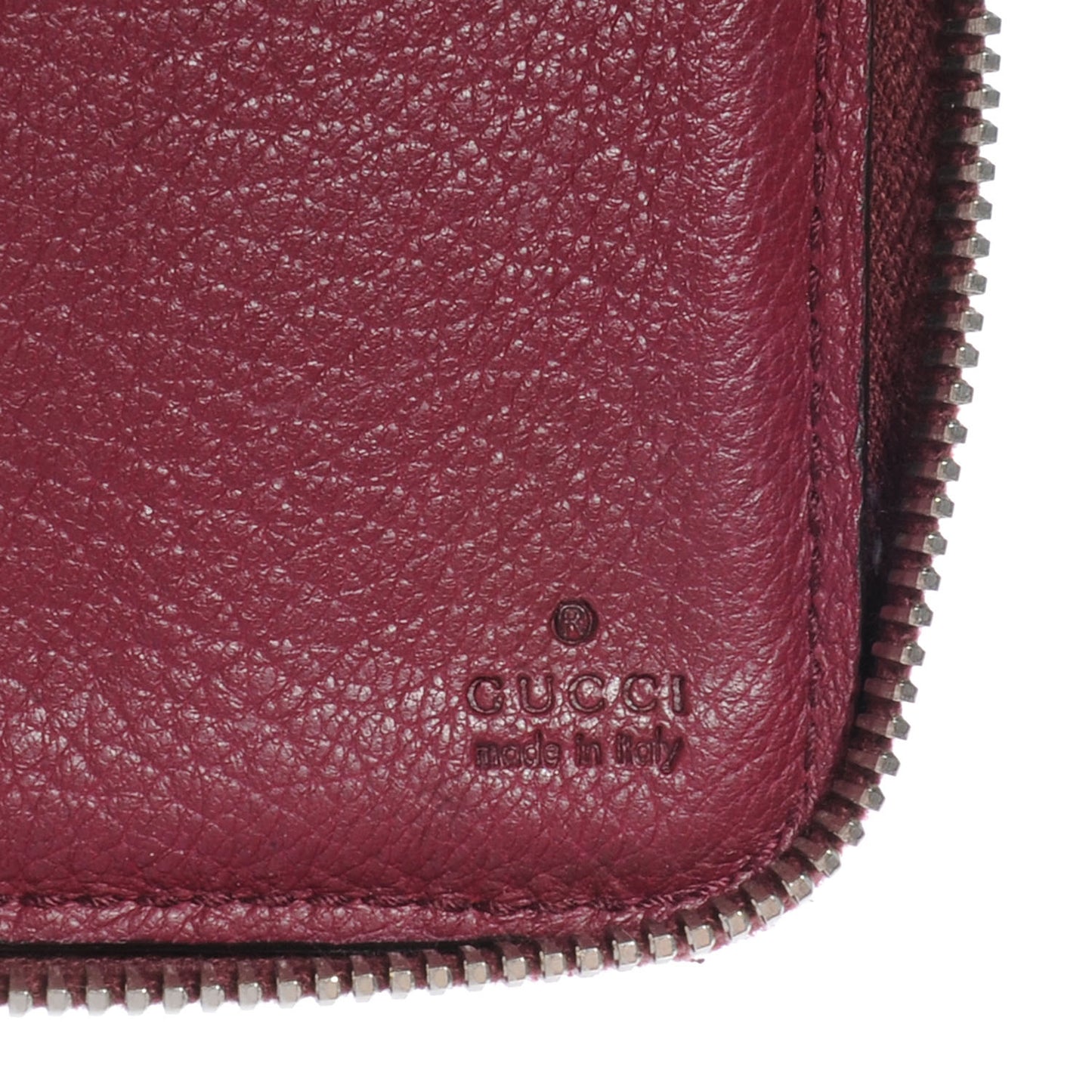 Calfskin Soho Compact Wallet Bordeaux