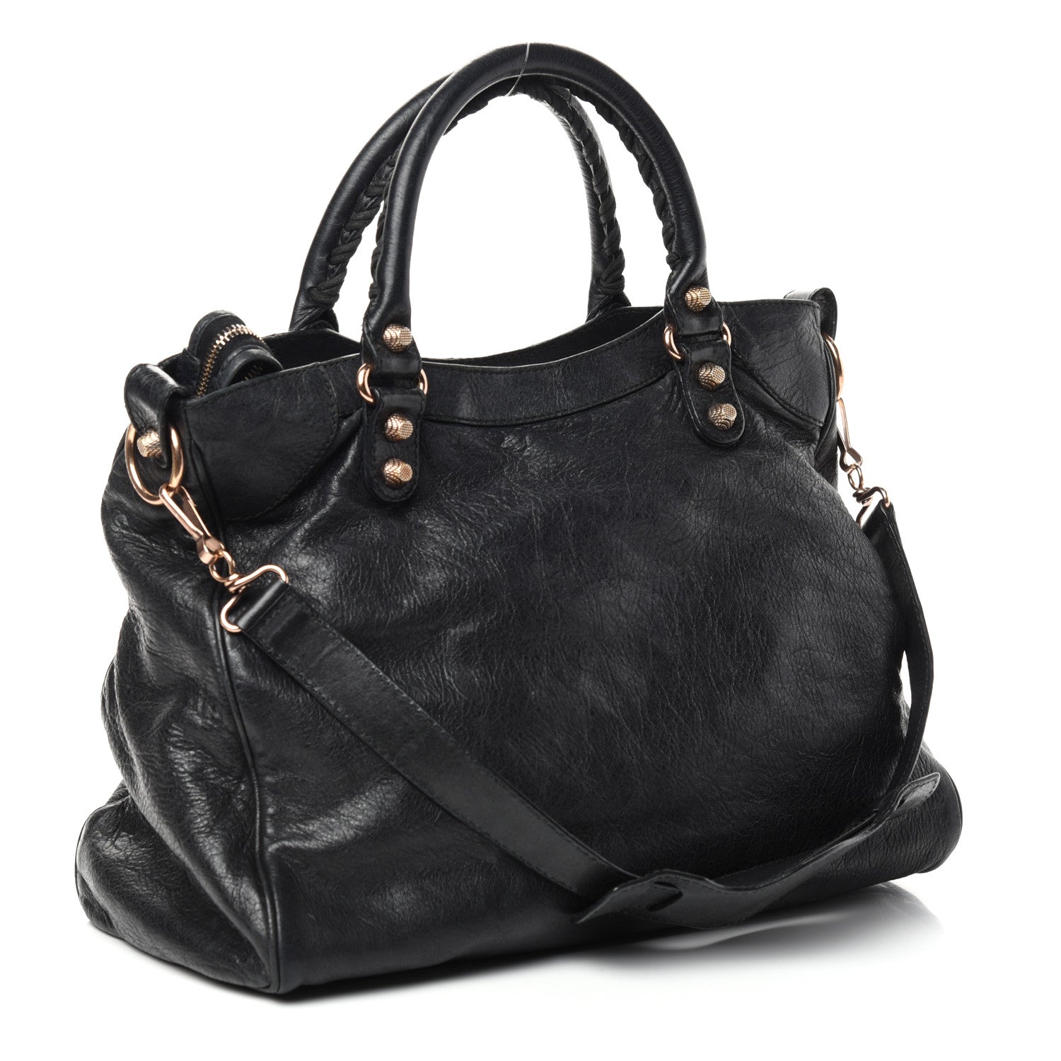 Balenciaga Agneau Giant 12 Rose Gold Hardware Velo Black 4 of 11