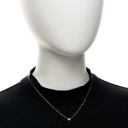 Cartier 18K Pink Gold Diamond .25ct C De Cartier Pendant Necklace 2 of 5