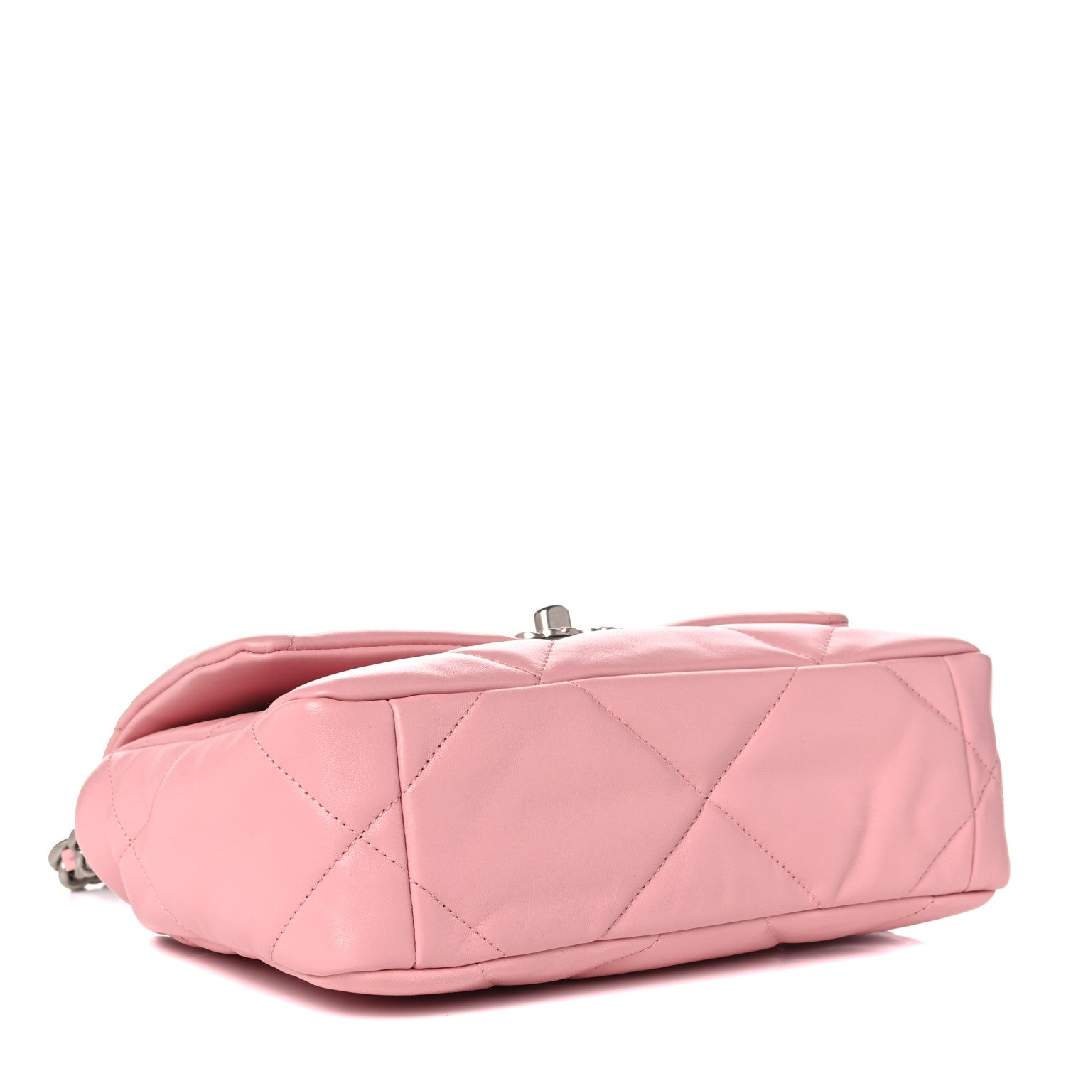 Chanel Lambskin Quilted Medium Chanel 19 Flap Pink 3 of 9