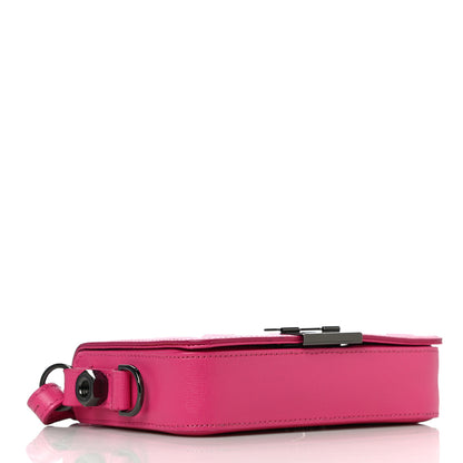 Off-White Saffiano Striped Mini Diag Binder Clip Bag Pink White 4 of 20