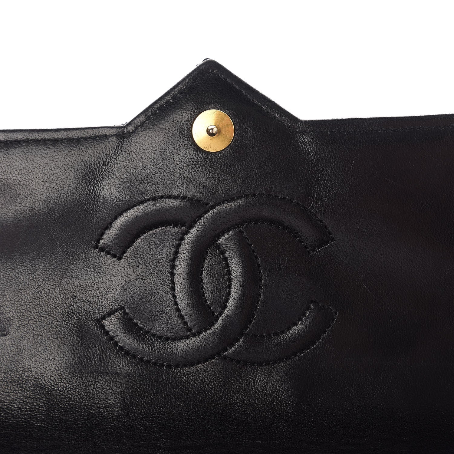 Chanel Glazed Calfskin Small CC Flap Black 11 of 12