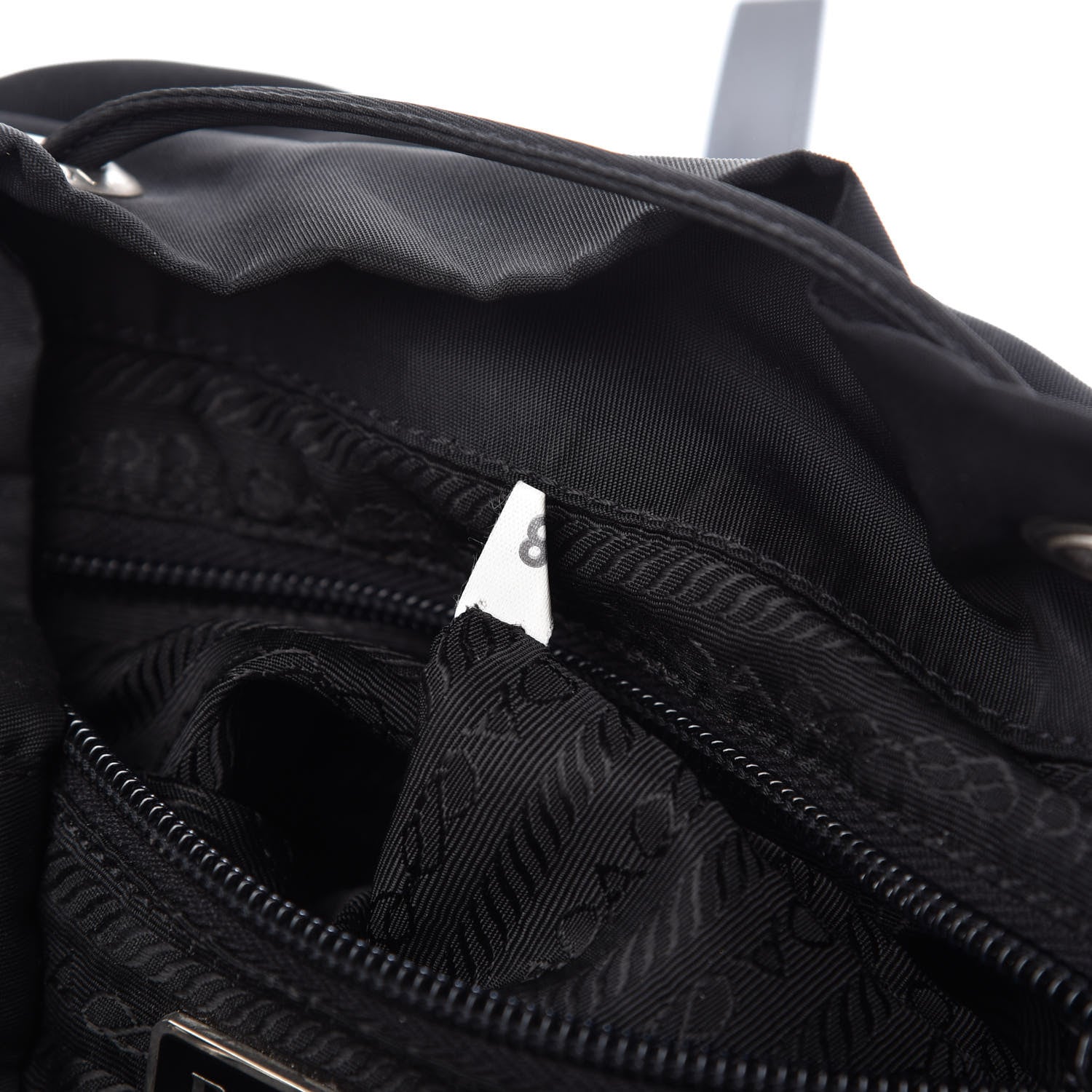 Prada Tessuto Nylon Vela Small Backpack Black 9 of 10