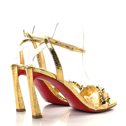 Christian Louboutin Specchio Asteroispikes 85 Sandals 38 Gold 4 of 7