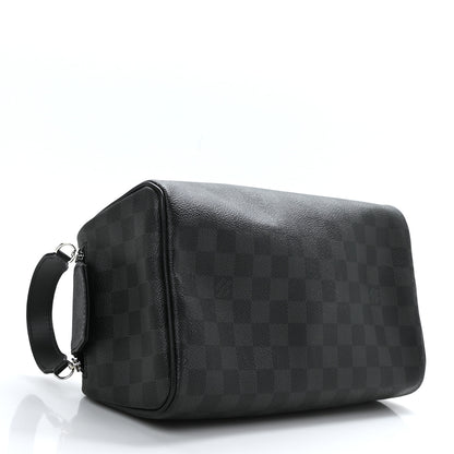 Louis Vuitton Damier Graphite Dopp Kit Toilet Pouch 4 of 11