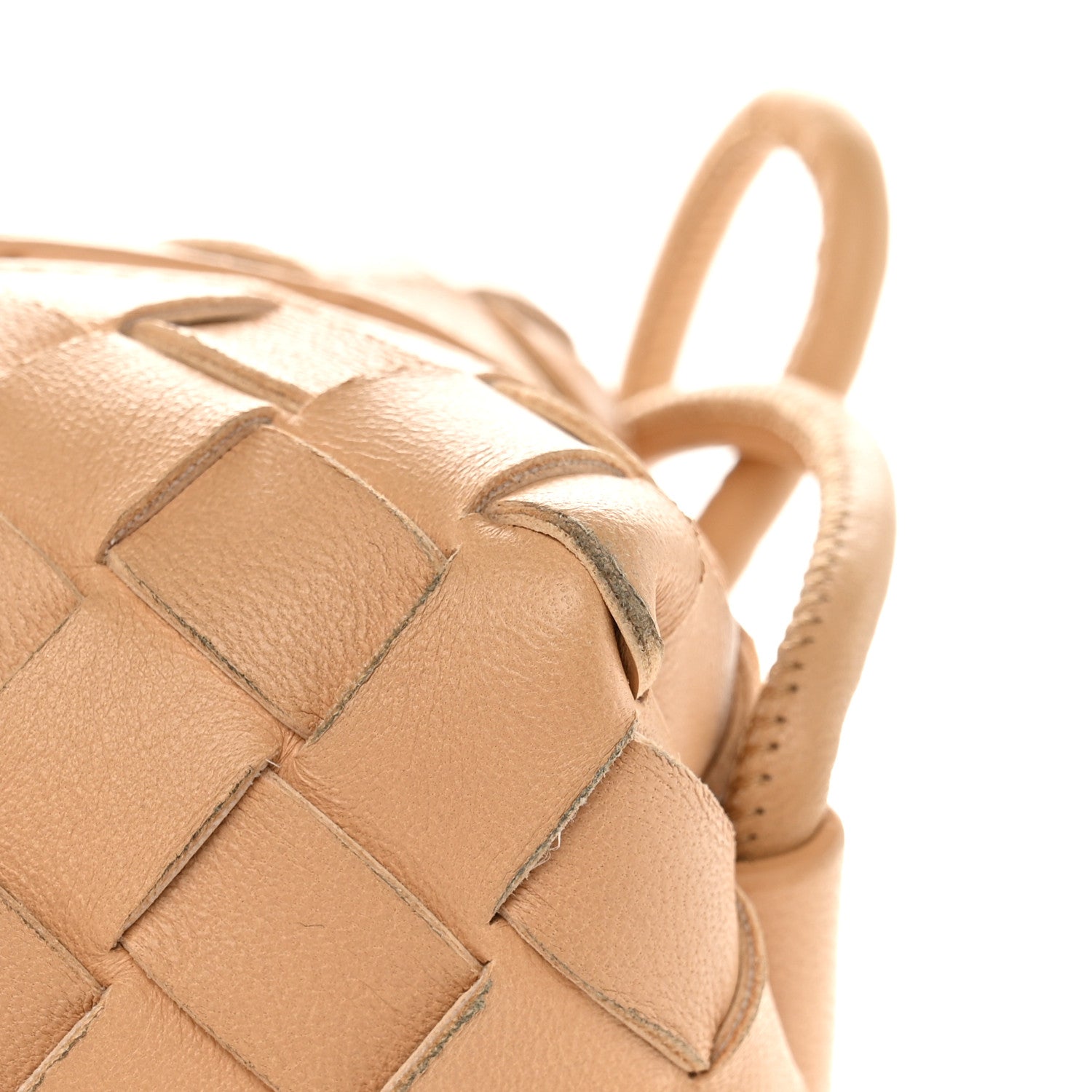 Bottega Veneta Nappa Intrecciato Small Loop Camera Bag Almond 10 of 10