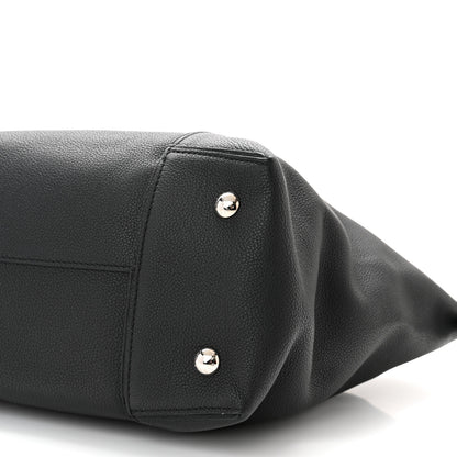 Louis Vuitton Veau Cachemire Snakeskin Soft Lockit MM Black 9 of 9