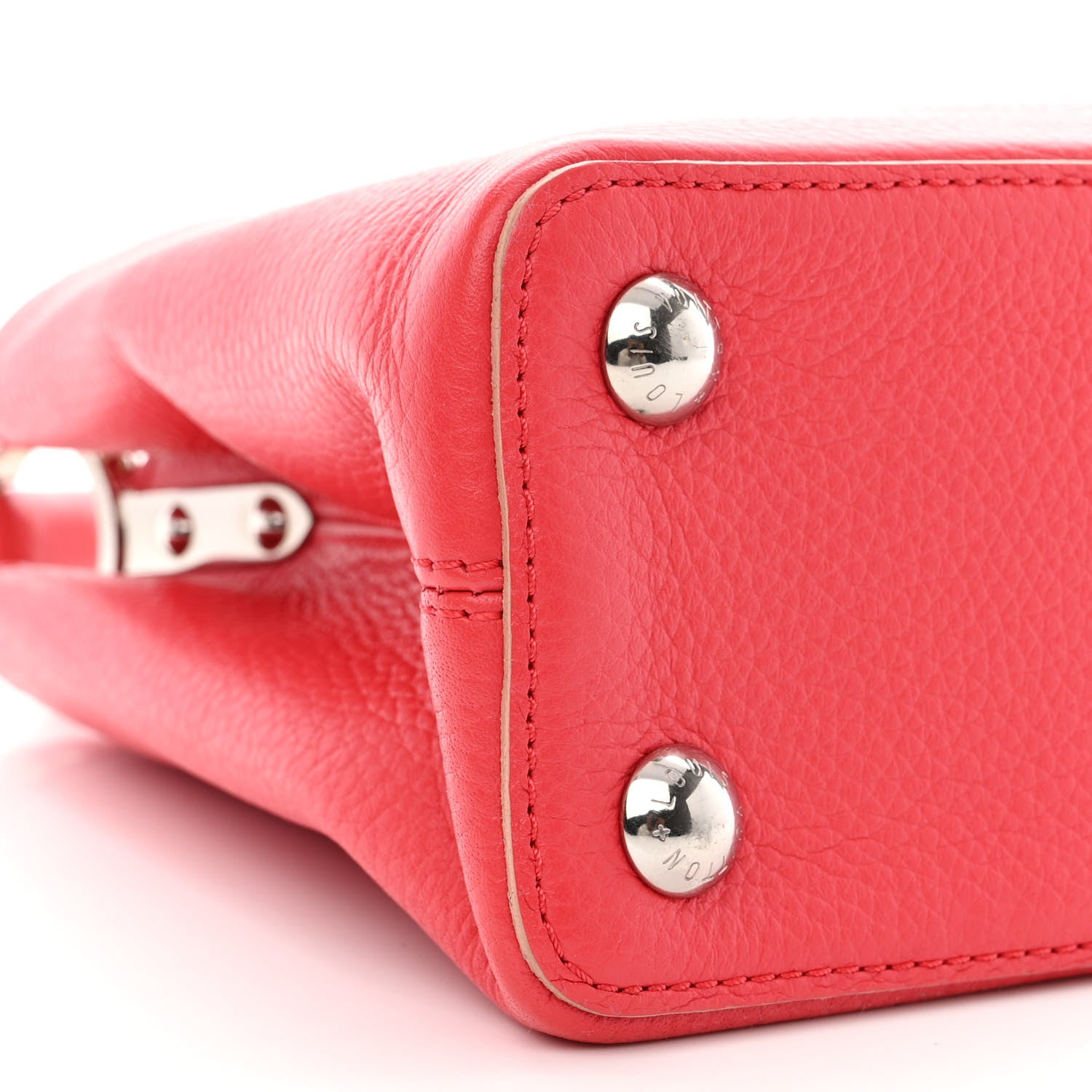 Louis Vuitton Taurillon Capucines BB Rose Litchi 8 of 11