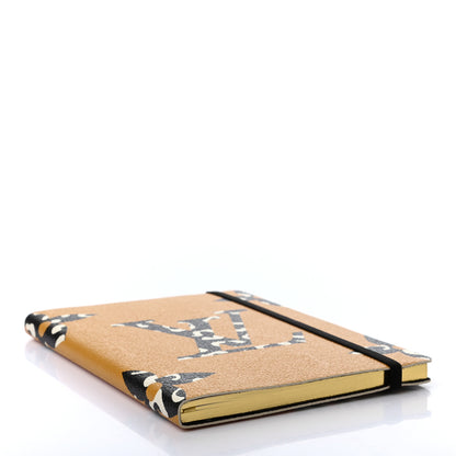 Louis Vuitton Monogram Giant Jungle Clemence Notebook MM Caramel 4 of 6