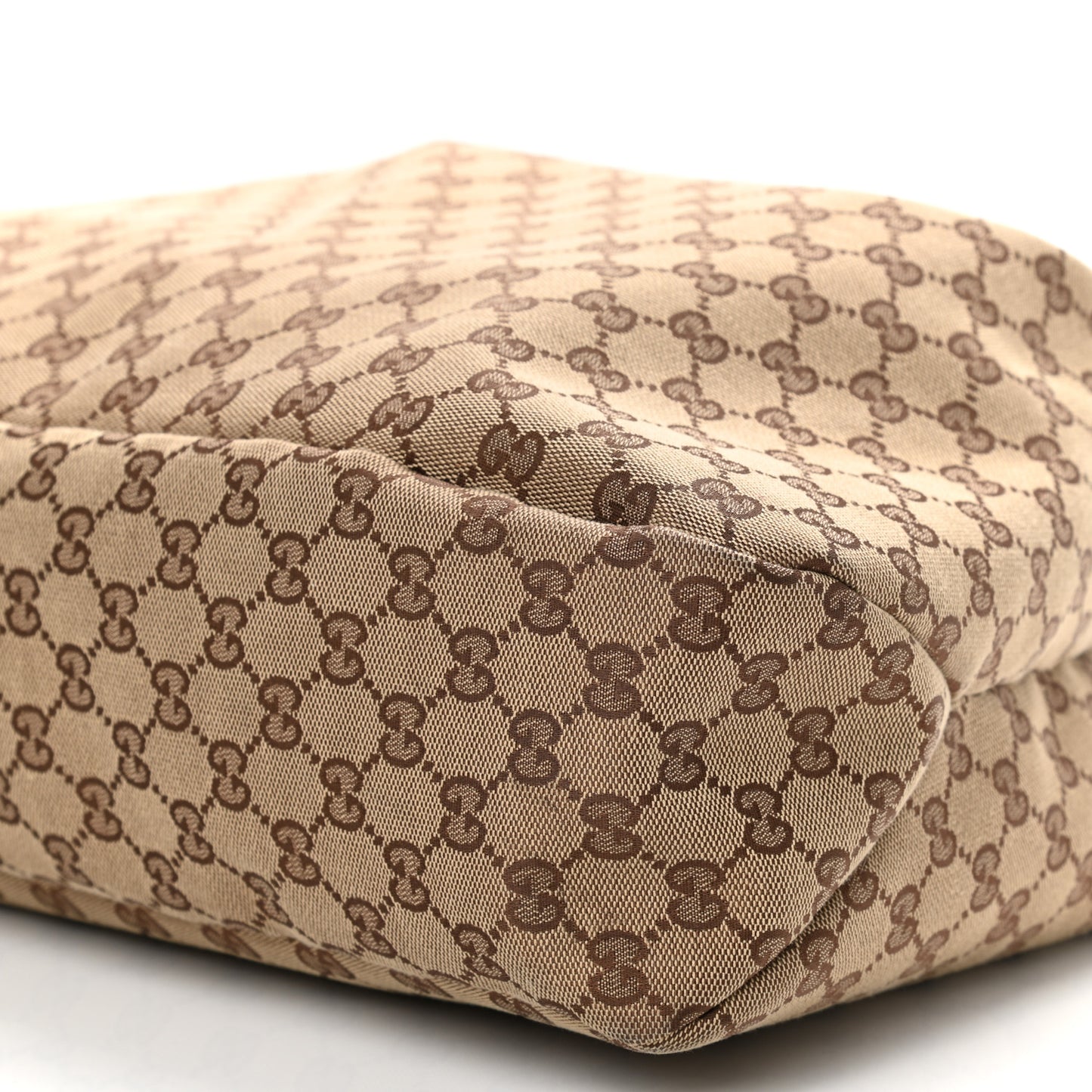 Monogram Large Horsebit Chain Hobo Brown