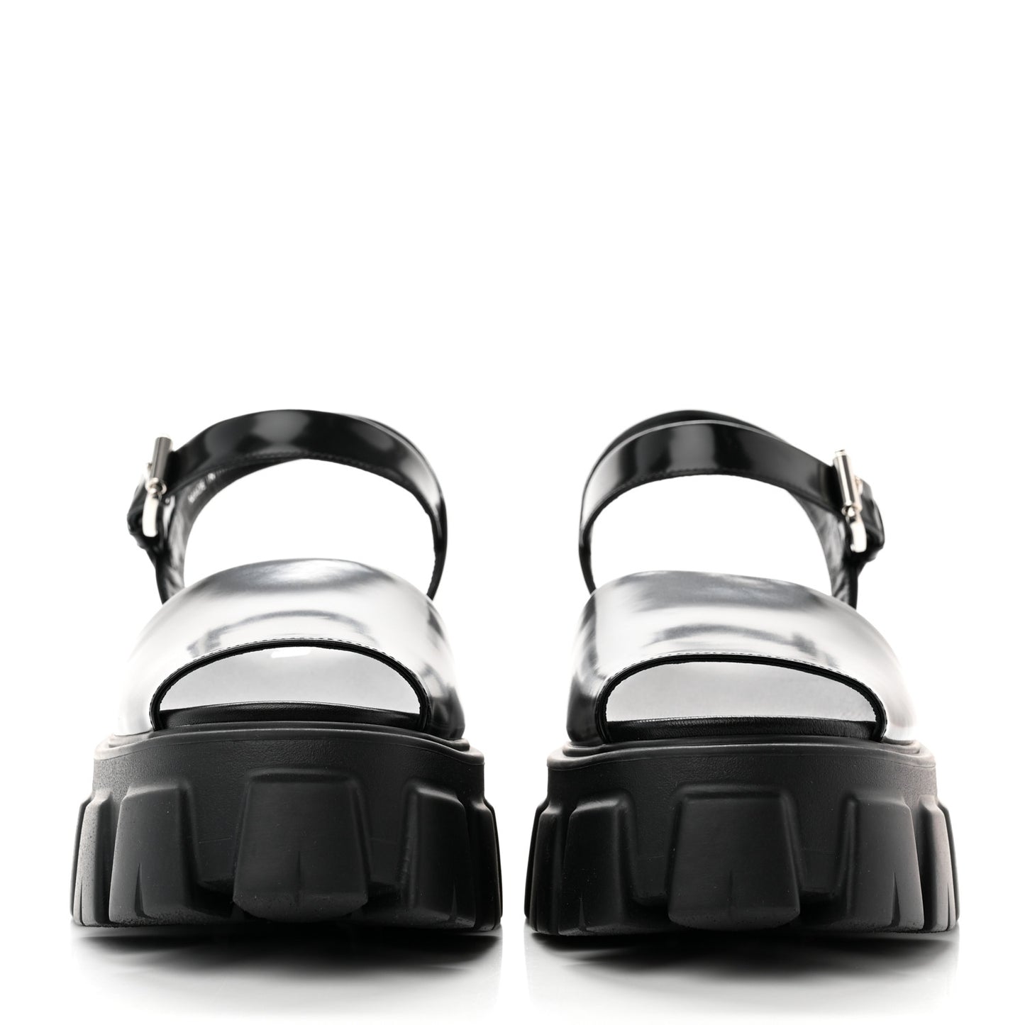 Spazzolato Monolith 55mm Sandals 38.5 Black