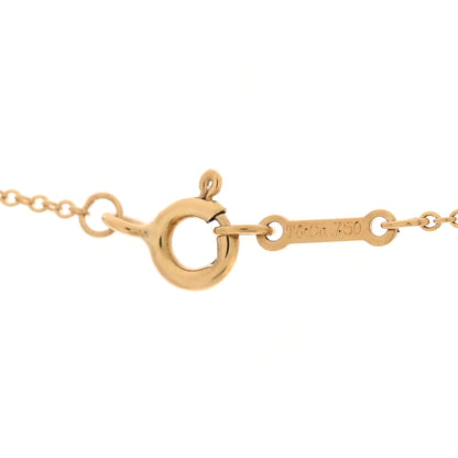 Tiffany 18K Yellow Gold Diamond Paloma Picasso Love & Kisses Pendant Necklace 4 of 6
