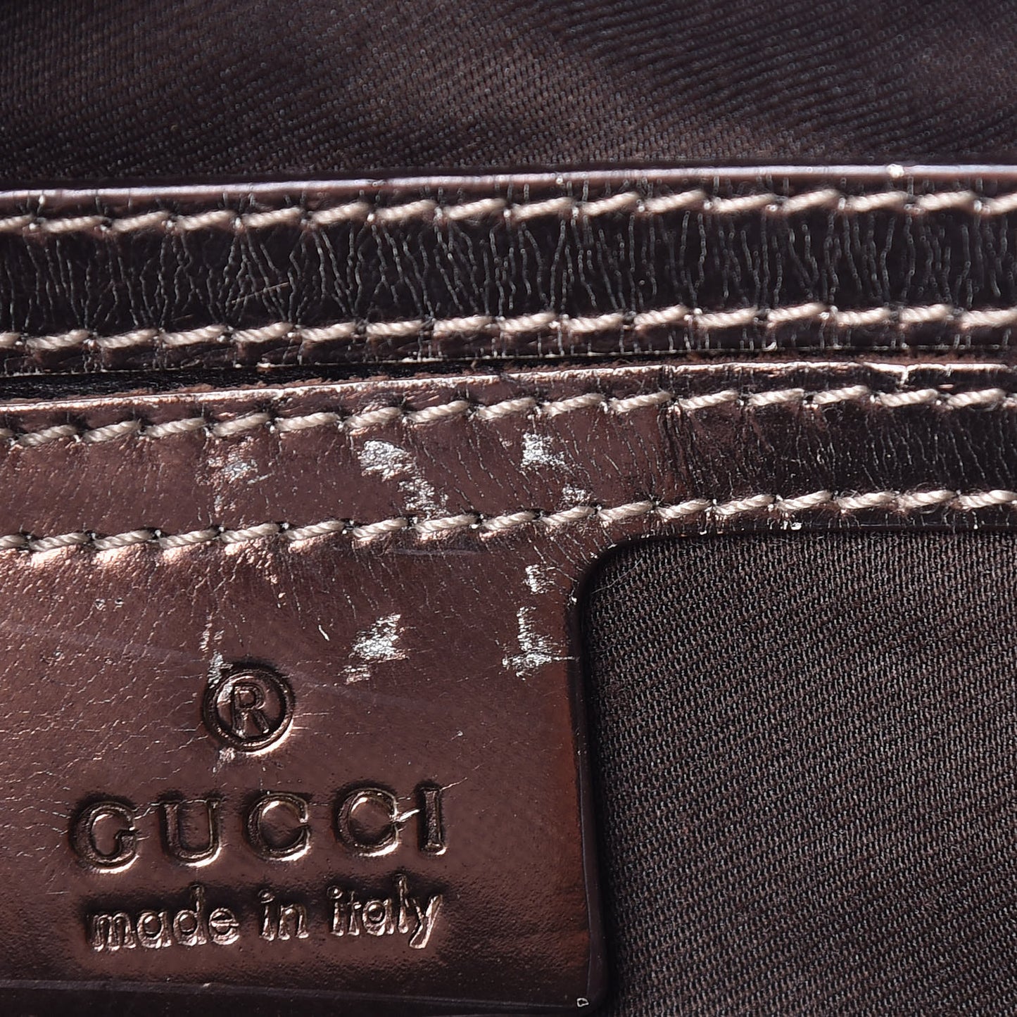 GG Plus Monogram Medium Joy Tote Bag Brown