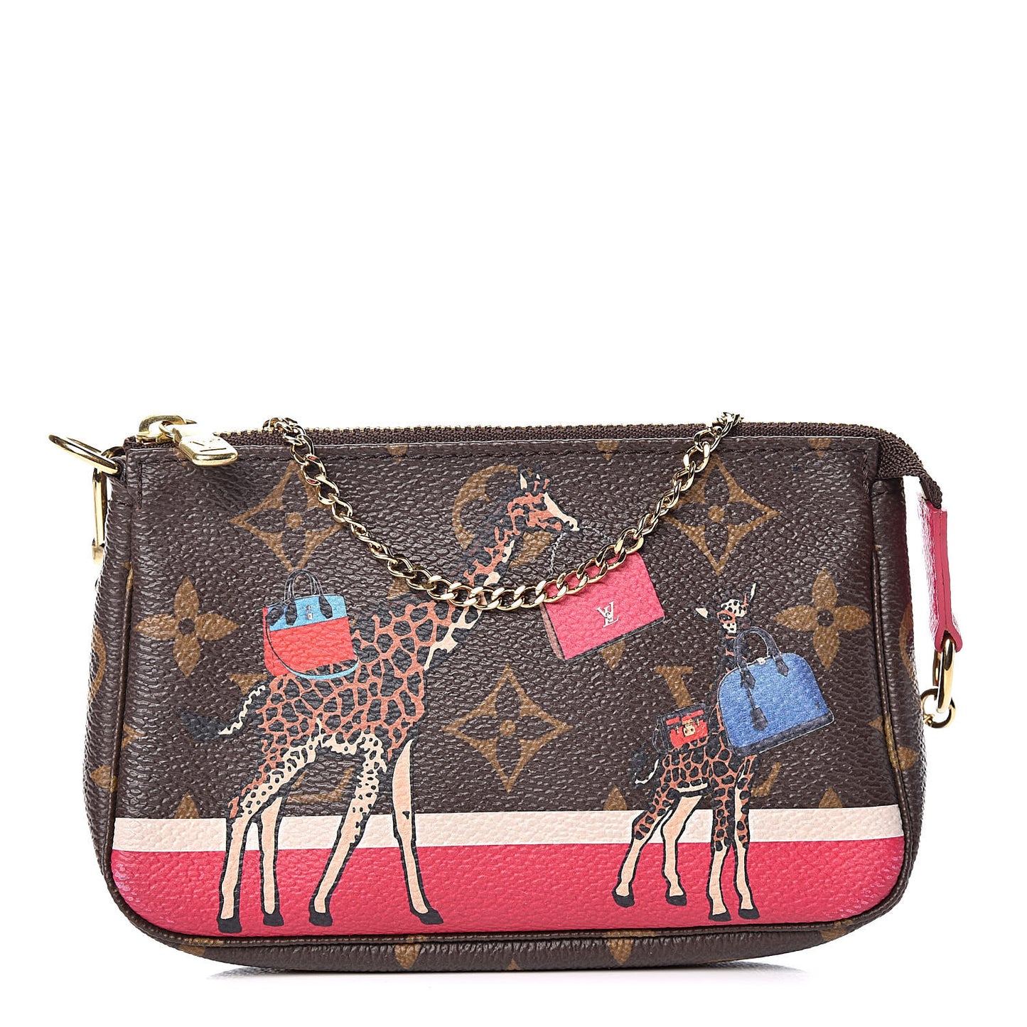Monogram 2017 Christmas Animation Mini Pochette Accessories