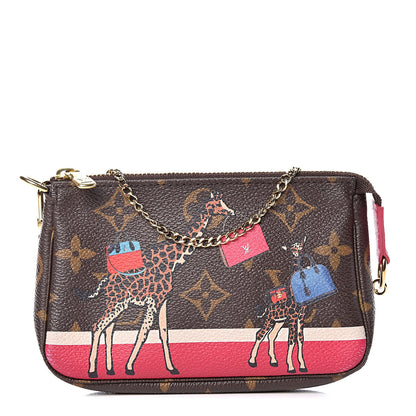 Louis Vuitton Monogram 2017 Christmas Animation Mini Pochette Accessories 1 of 9