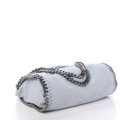 Stella McCartney Shaggy Deer Mini Falabella Fold Over Tote Light Blue 5 of 10