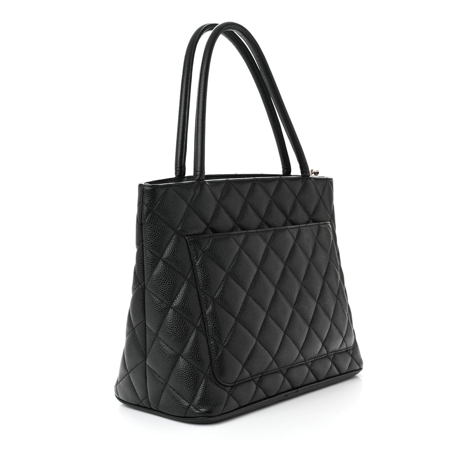 Chanel Caviar Quilted Medallion Tote Black 3 of 10