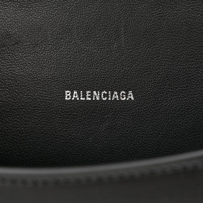 Balenciaga Shiny Box Calfskin Strass Hourglass Top Handle Bag XS Black 6 of 13