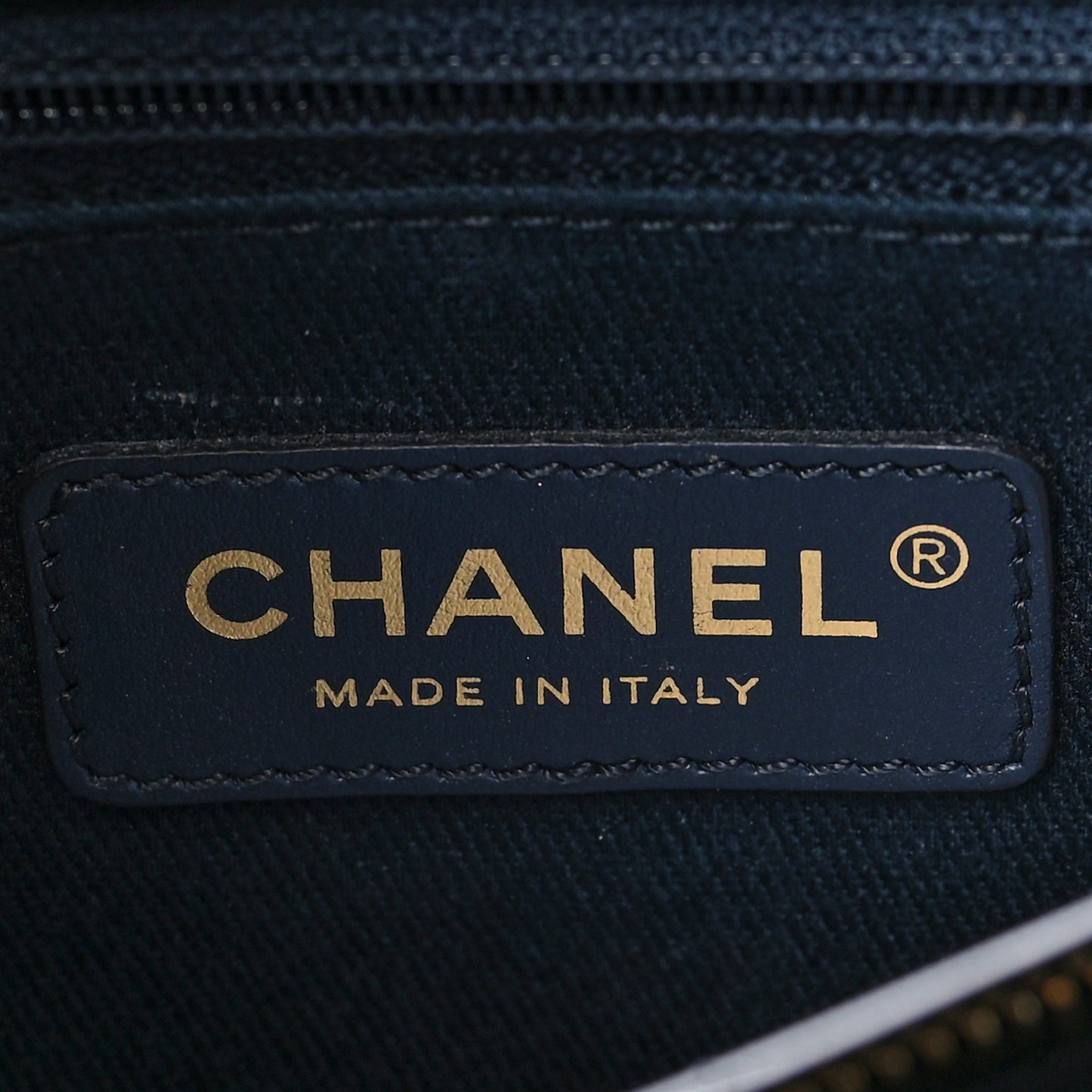 Caviar Quilted Small Coco Handle Flap Navy