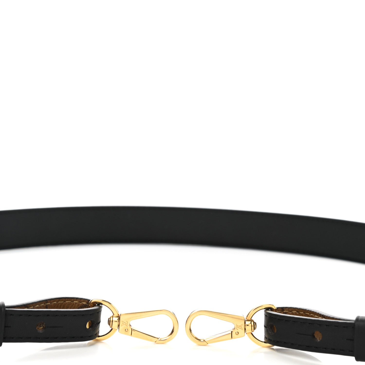 Louis Vuitton Reverse Monogram Bandouliere Shoulder Strap XL Black 3 of 5