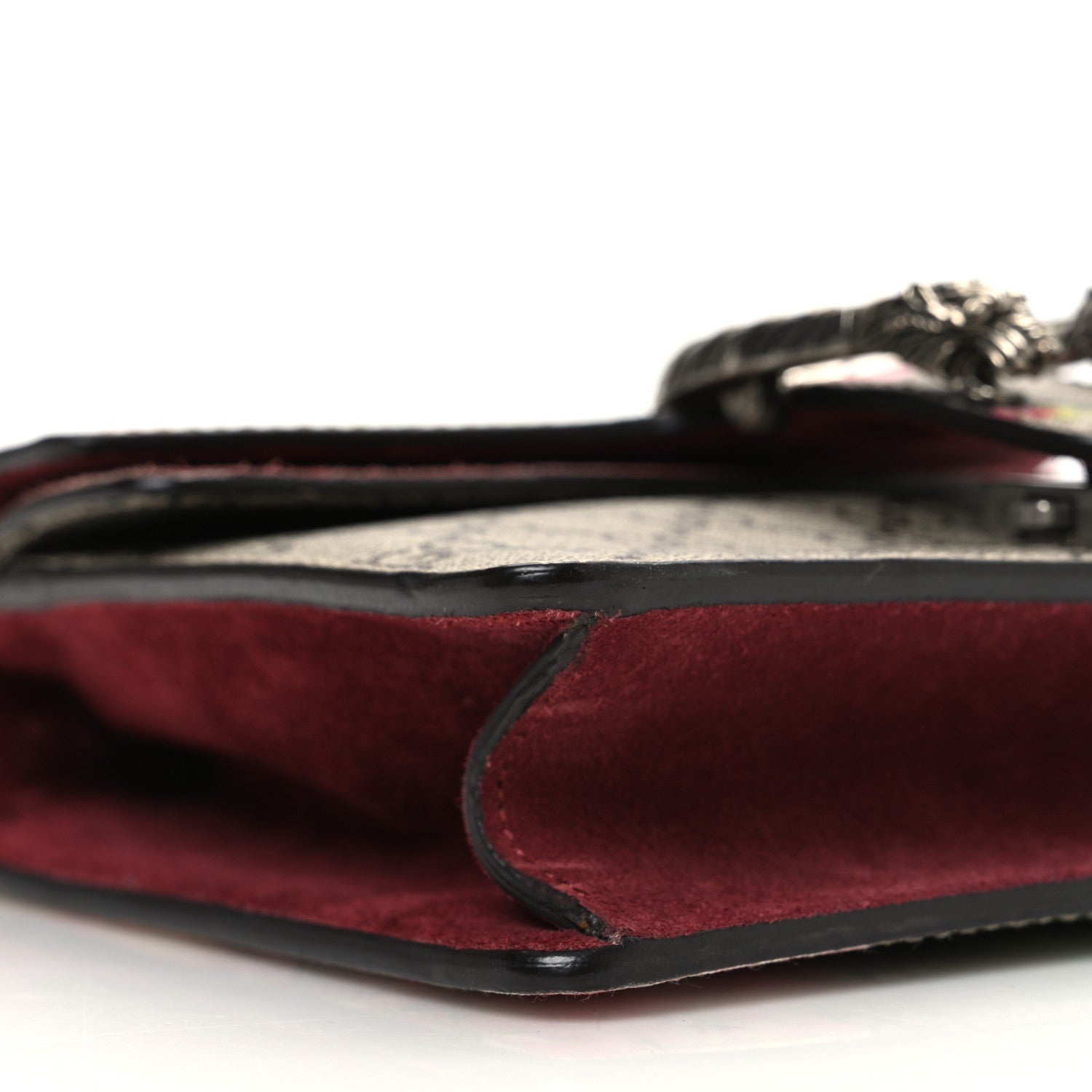 Gucci GG Supreme Monogram Blooms Mini Dionysus Shoulder Bag Beige Multicolor Dry Rose 9 of 10