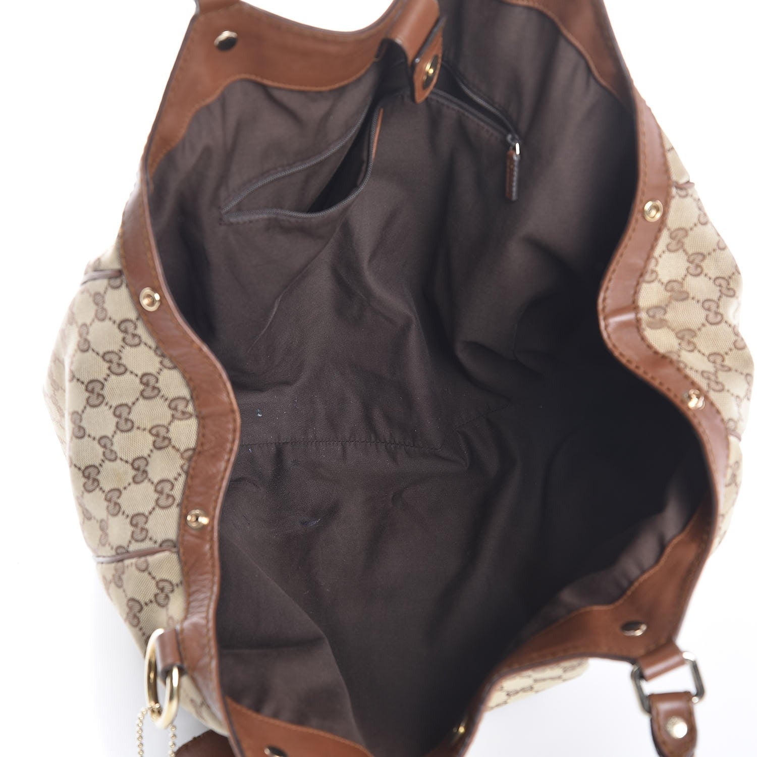 Gucci Monogram Large Sukey Tote Brown 5 of 13