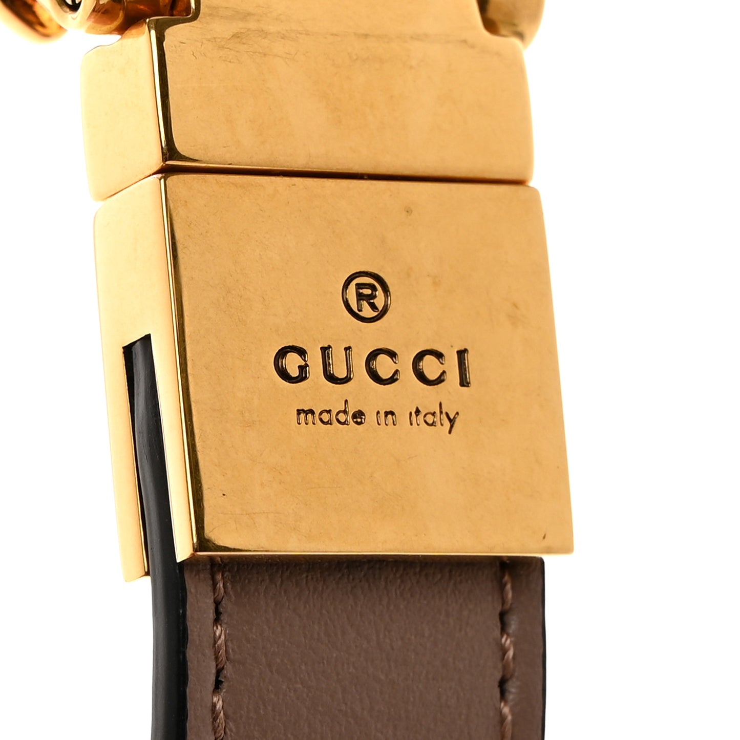 Plutone Calfskin Double G Reversible 20mm Belt 70 28 Porcelain Rose Black