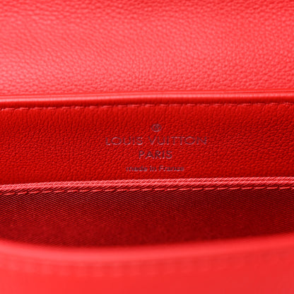 Louis Vuitton Soft Calfskin Lockme II Top Handle Rubis 6 of 9