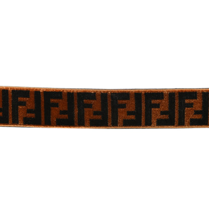 Fendi Velvet Tapestry FF Strap You Tobacco 6 of 6