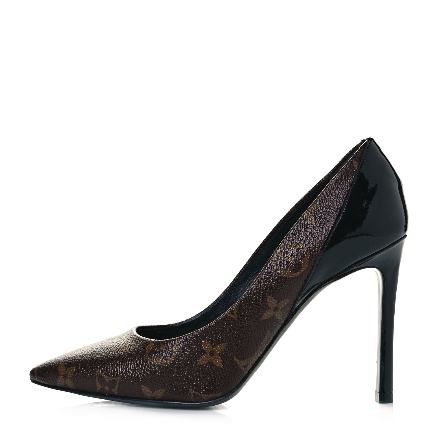 Louis Vuitton Monogram Cherie Pumps 36 Black 1 of 9
