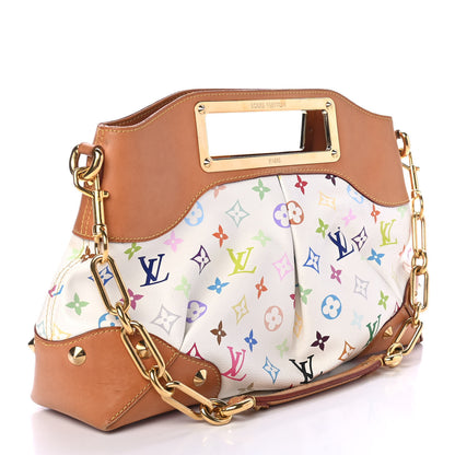 Louis Vuitton Monogram Multicolor Judy MM White 2 of 4