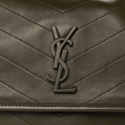 Saint Laurent Lambskin Matelasse Monogram Medium Niki Chain Satchel Seaweed 8 of 10