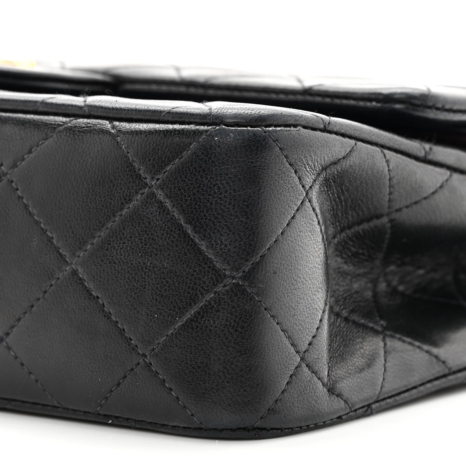 Chanel Lambskin Quilted Small Double Flap Black 11 of 16