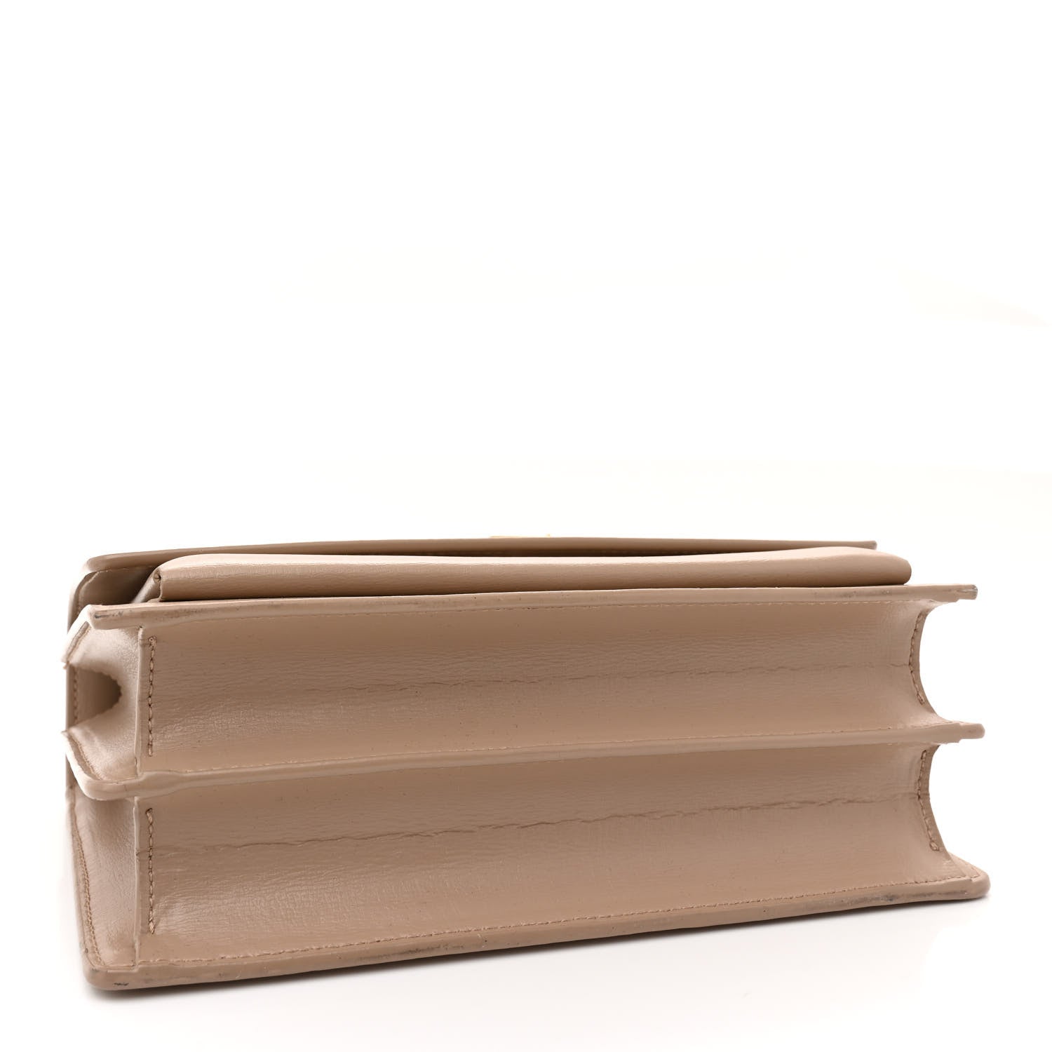 Saint Laurent Calfskin Medium Monogram Sunset Dark Beige 4 of 17