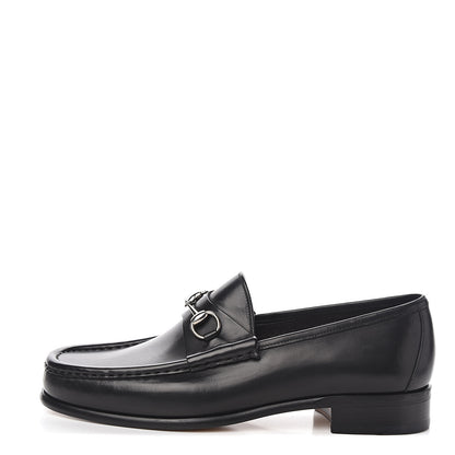 Gucci Calfskin Mens 1953 Horsebit Loafers 10.5 Black 1 of 9