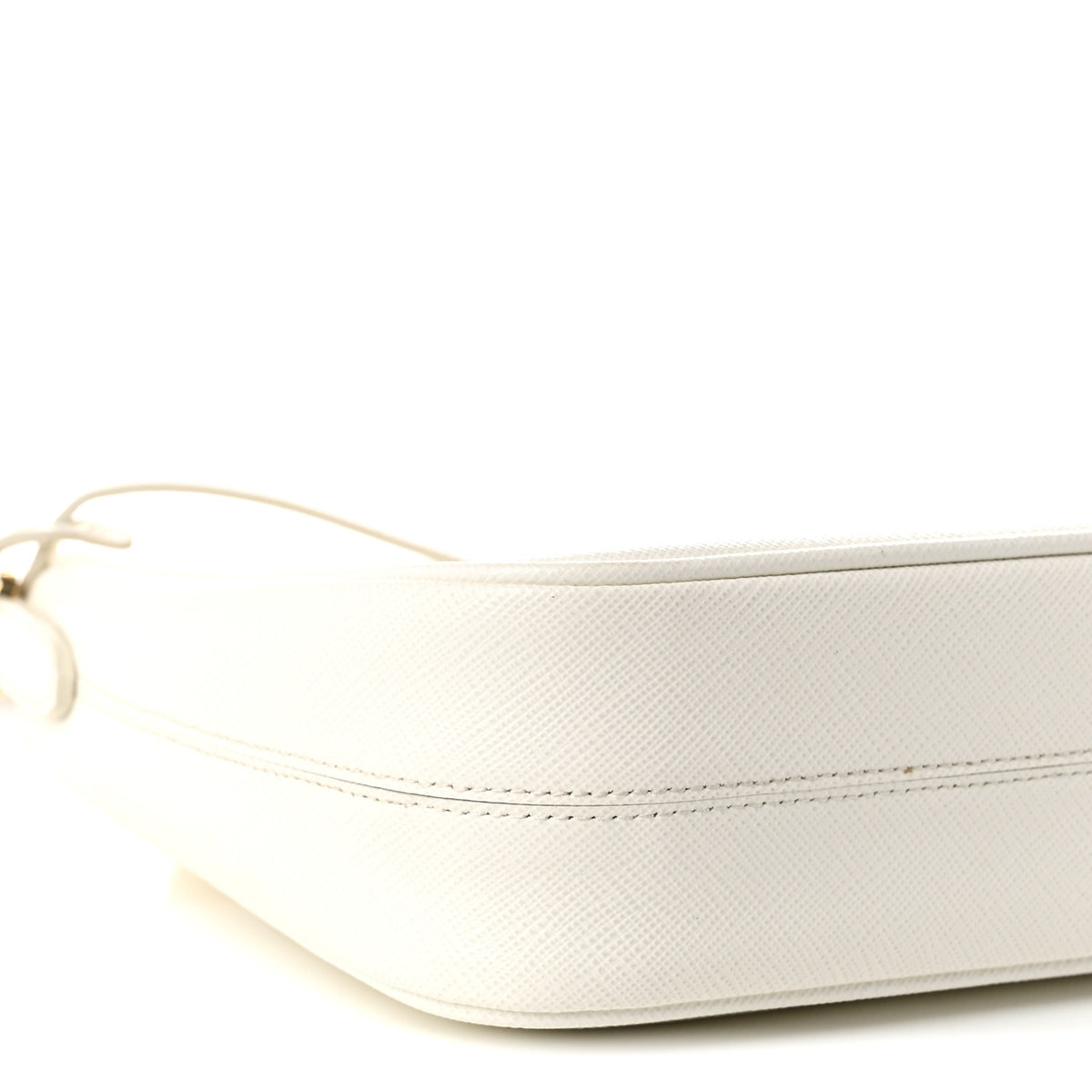 Prada Saffiano Lux Mini Re-Edition Shoulder Bag White 10 of 12