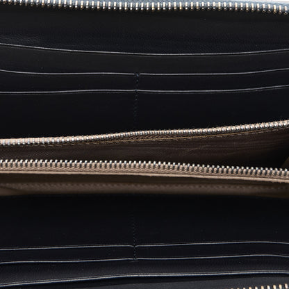 Bottega Veneta Nappa Intrecciato Zip Around Wallet Black 9 of 16