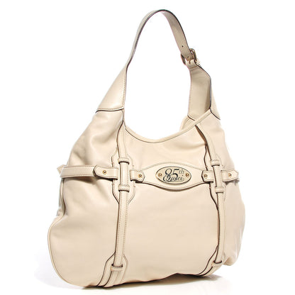 Gucci Leather Large Horsebit 85th Anniversary Hobo Off White 3 of 14