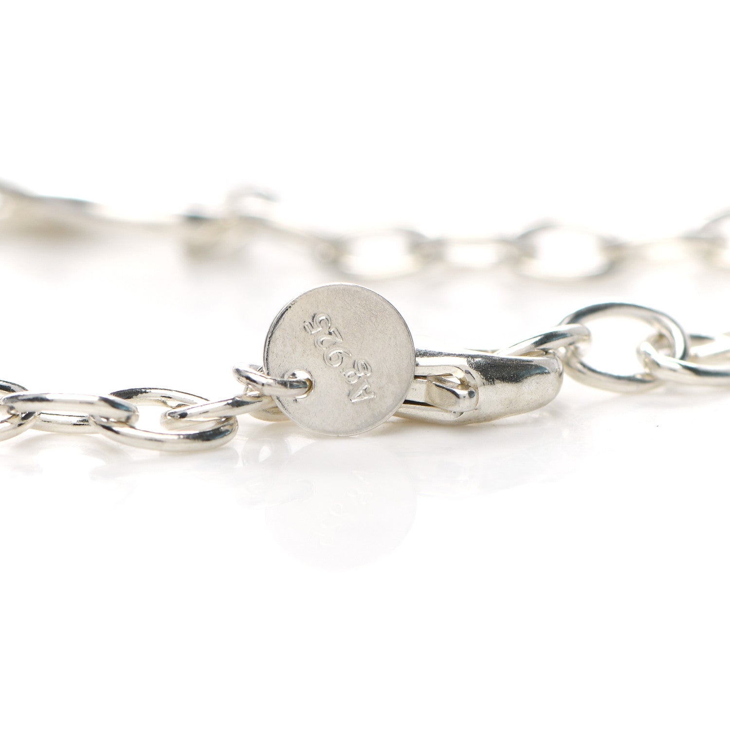 Tiffany Sterling Silver Infinity Chain Bracelet 6 of 7