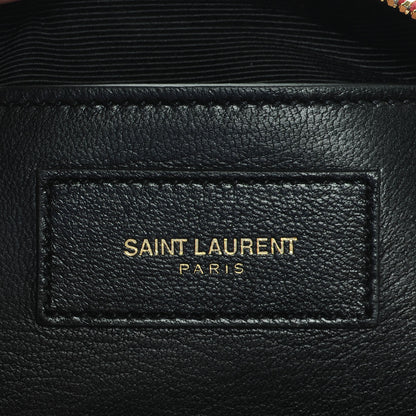 Saint Laurent Metallic Leather Classic Duffle Toy Pink 6 of 8