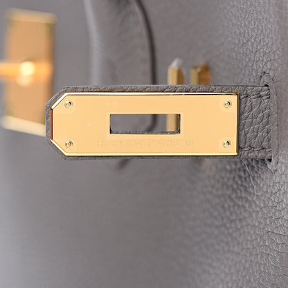 Hermes Togo Birkin 30 Etain 13 of 30