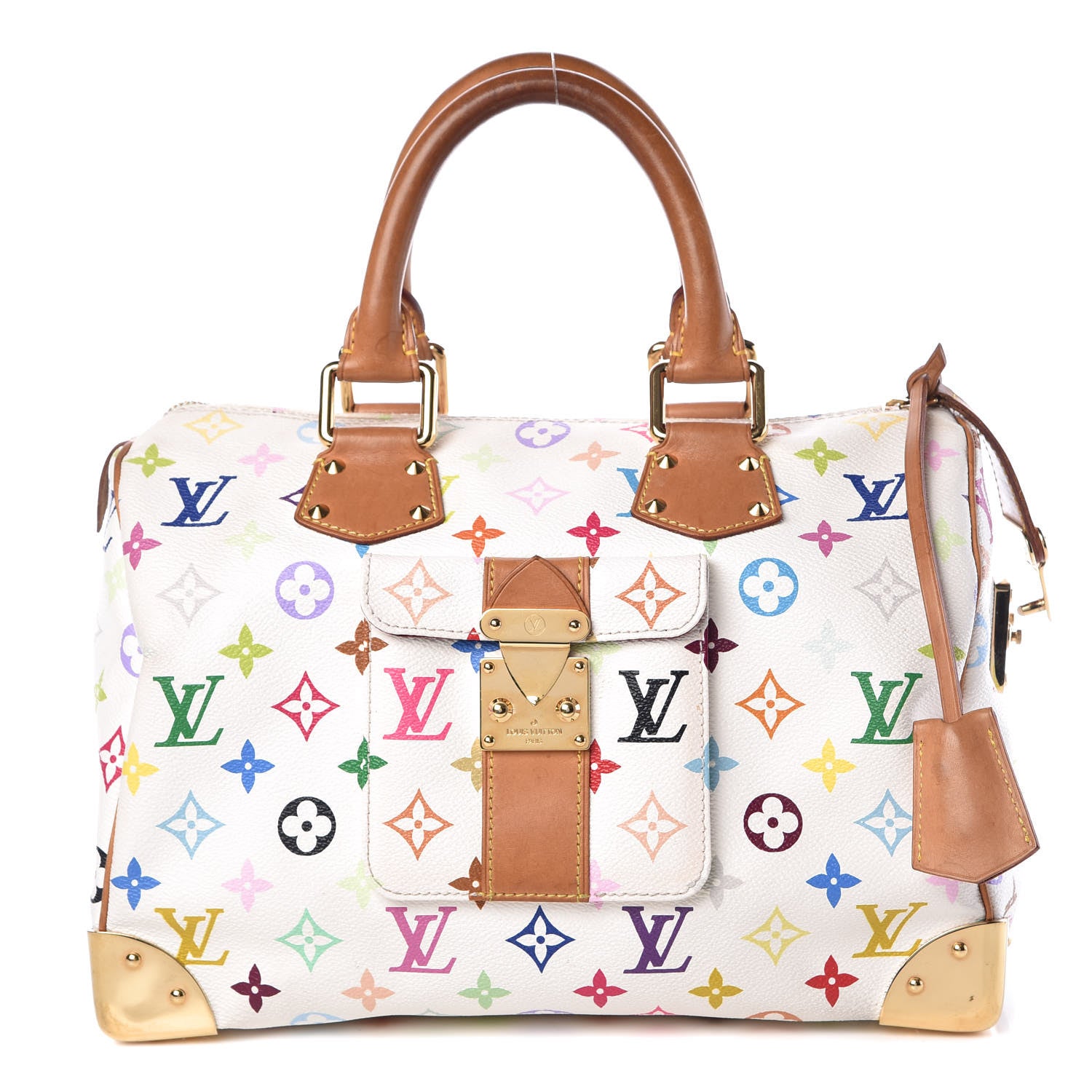 Louis Vuitton Monogram Multicolor Speedy 30 White 1 of 14