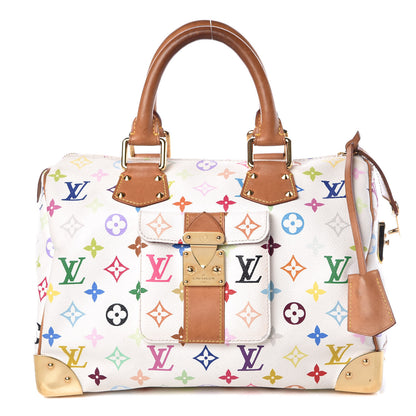 Louis Vuitton Monogram Multicolor Speedy 30 White 1 of 14