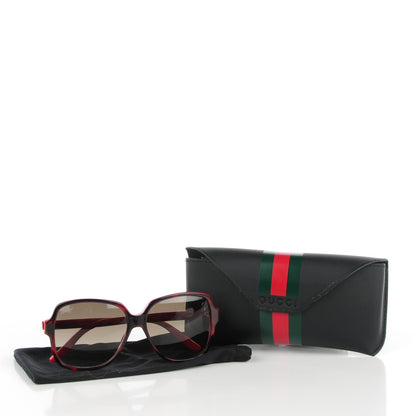 Gucci GG Web Sunglasses 3582/S Red 7 of 7