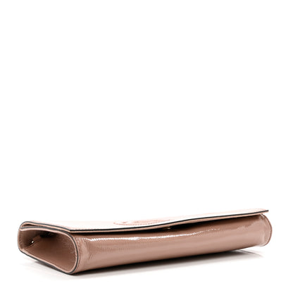 Gucci Soft Patent Medium Soho Clutch Dark Cipria 3 of 6