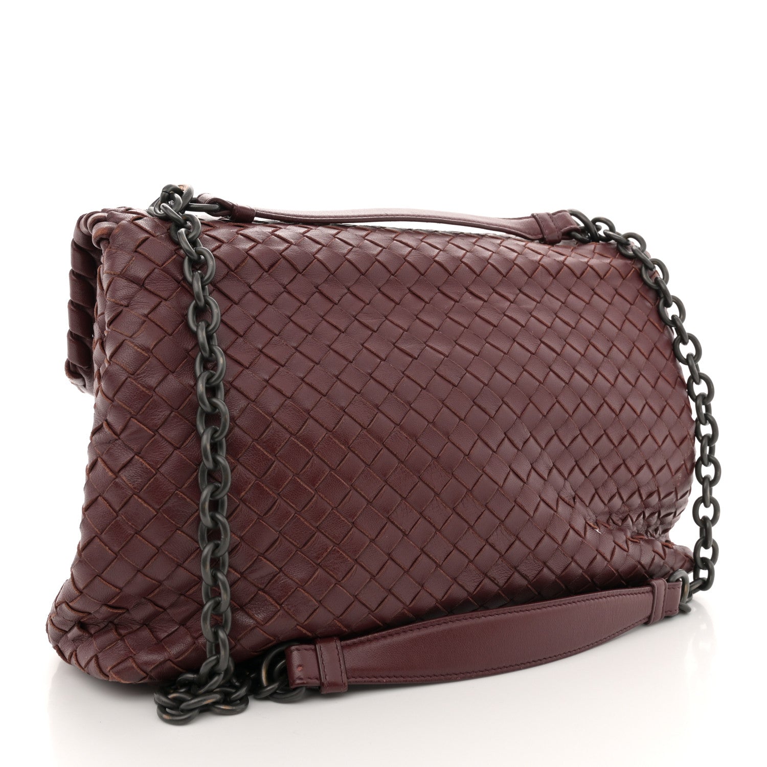 Bottega Veneta Nappa Intrecciato Medium Olimpia Shoulder Bag Opera 3 of 16