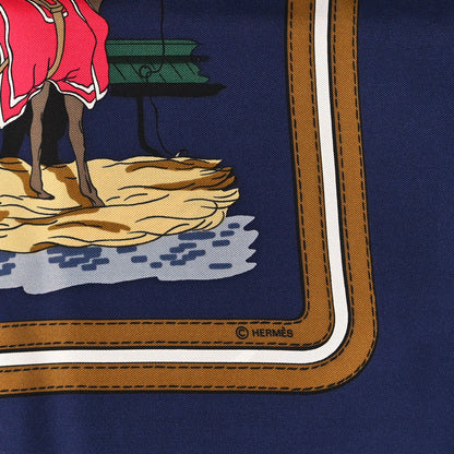 Hermes Silk Ecuries Scarf 90 4 of 5