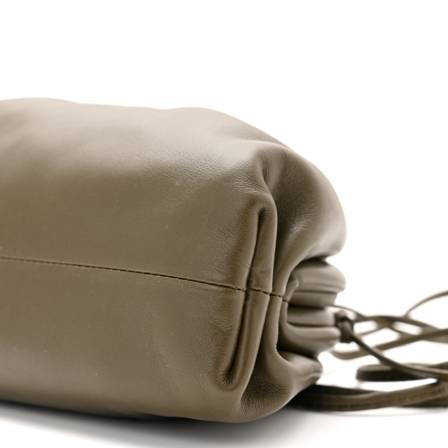 Butter Calfskin The Mini Pouch Kaki Fondente