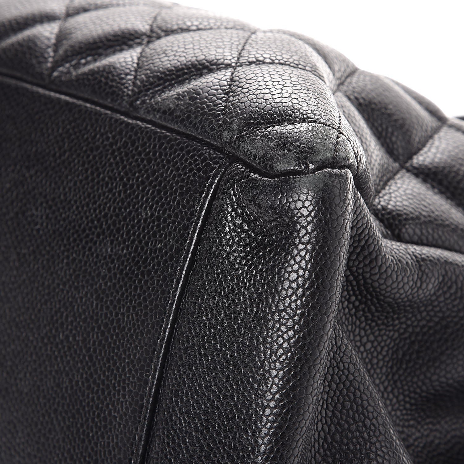 Chanel Caviar Quilted Grand Shopping Tote GST Black 11 of 12